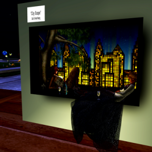 CityScape A Virtual World Art Piece SL8B