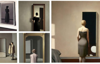 Wrong Mirrors art piece shown in Secondlife by Melusina Parkin