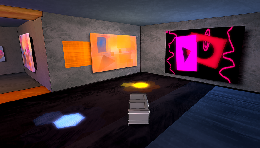 Photo of the artworks in the art gallery: Bohe'me Art Gallery in Secondlife