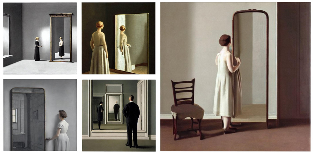 Photo of art pieces Wrong Mirrors