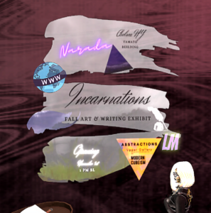 Photo album of the artworks at the Bohe'me Art Gallery in Secondlife